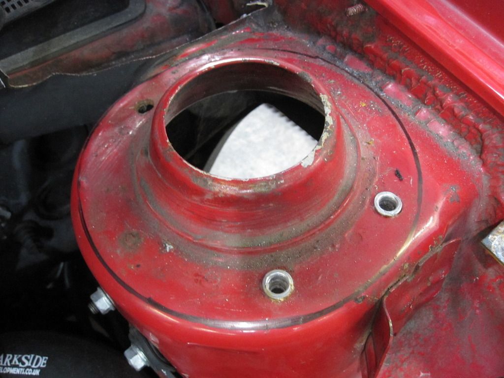 Raised front turrets & MK5 Golf top mounts Club GTI